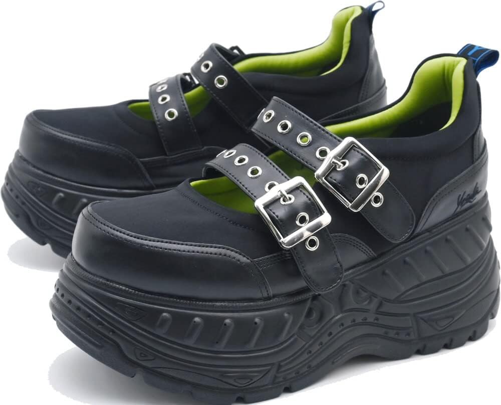 Amazon.co.jp: Yosuke Women's Thick Sole Sneakers, Double